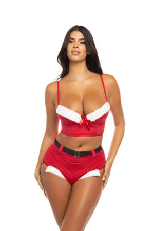 Holiday Vixen Bra & Shorts Set