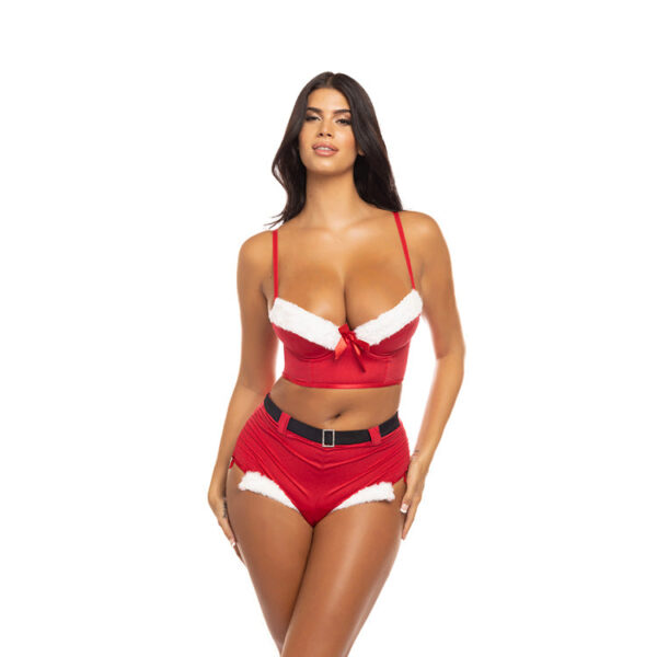 Holiday Vixen Bra Shorts Set