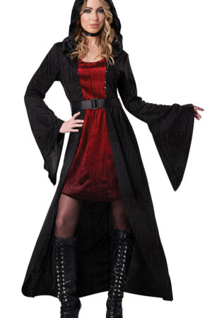 Hooded Vampire Dress Costume