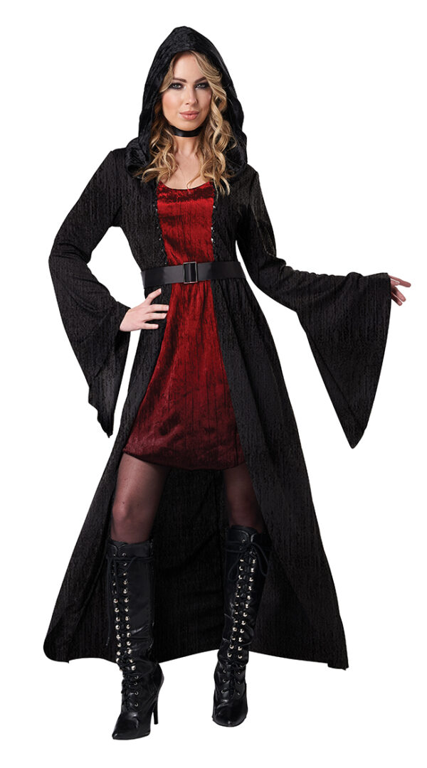 Hooded Vampire Dress Costume