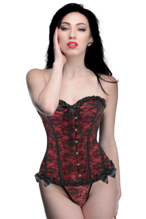 Master Series Scarlet Seduction Red Corset & Thong