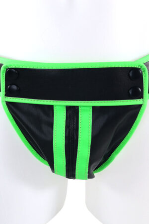 Ouch! Glow In The Dark Striped Pouch Jock Strap /M