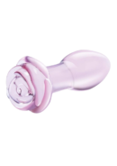 Rosebud Glass Butt Plug