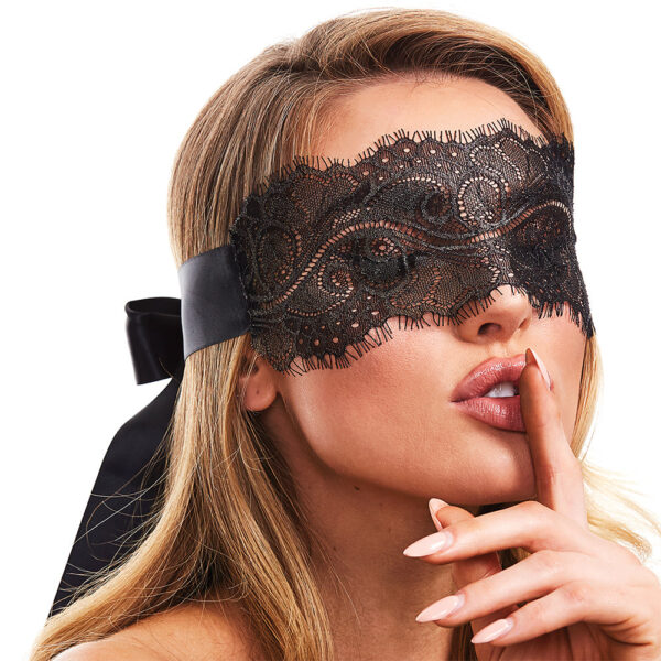 Secret Kisses Boudoir Lace Blindfold